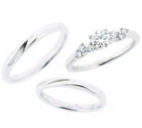 婚約指輪とセットリング