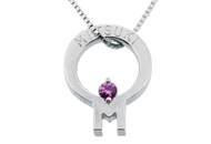 イニシャルMのベビーリング