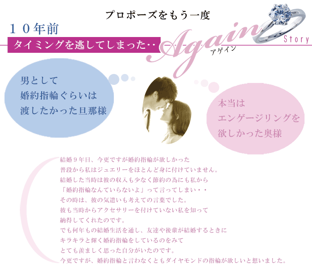 プロポーズをもう一度