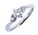 婚約指輪0.4ct