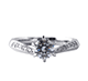大きなダイヤの婚約指輪