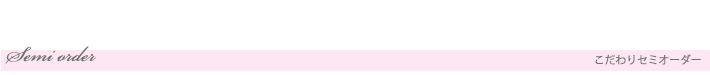こだわりセミオーダー
