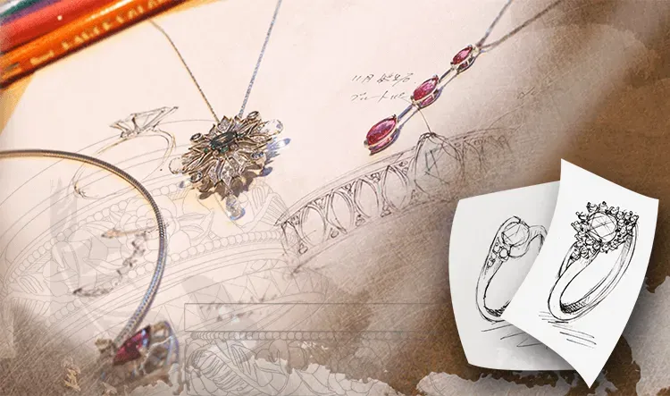 オーダーメードジュエリーデザイン