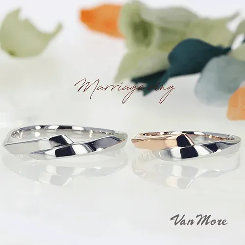 K18グリーンゴールド＆ピンク