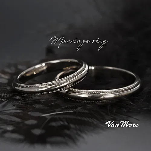 CADで製作したデザインの結婚指輪