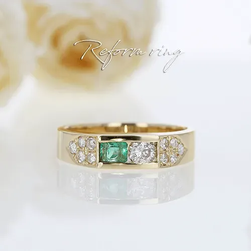 エメラルドとダイヤモンド