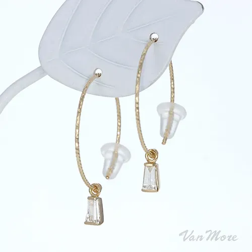 テーパーダイヤモンドでピアスを制作