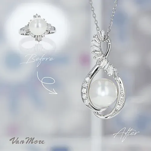 テーパーダイヤモンドでペンダントを制作