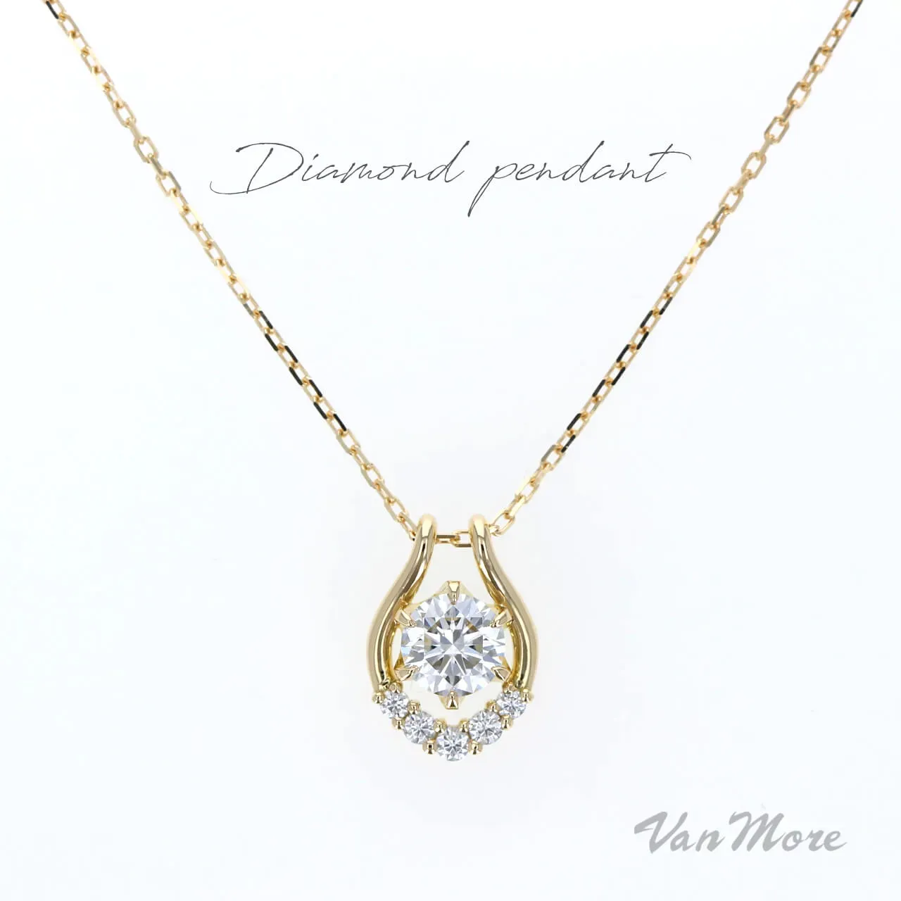 K18YGメレ付きデザイン