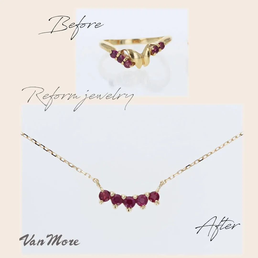 ルビーネックレス