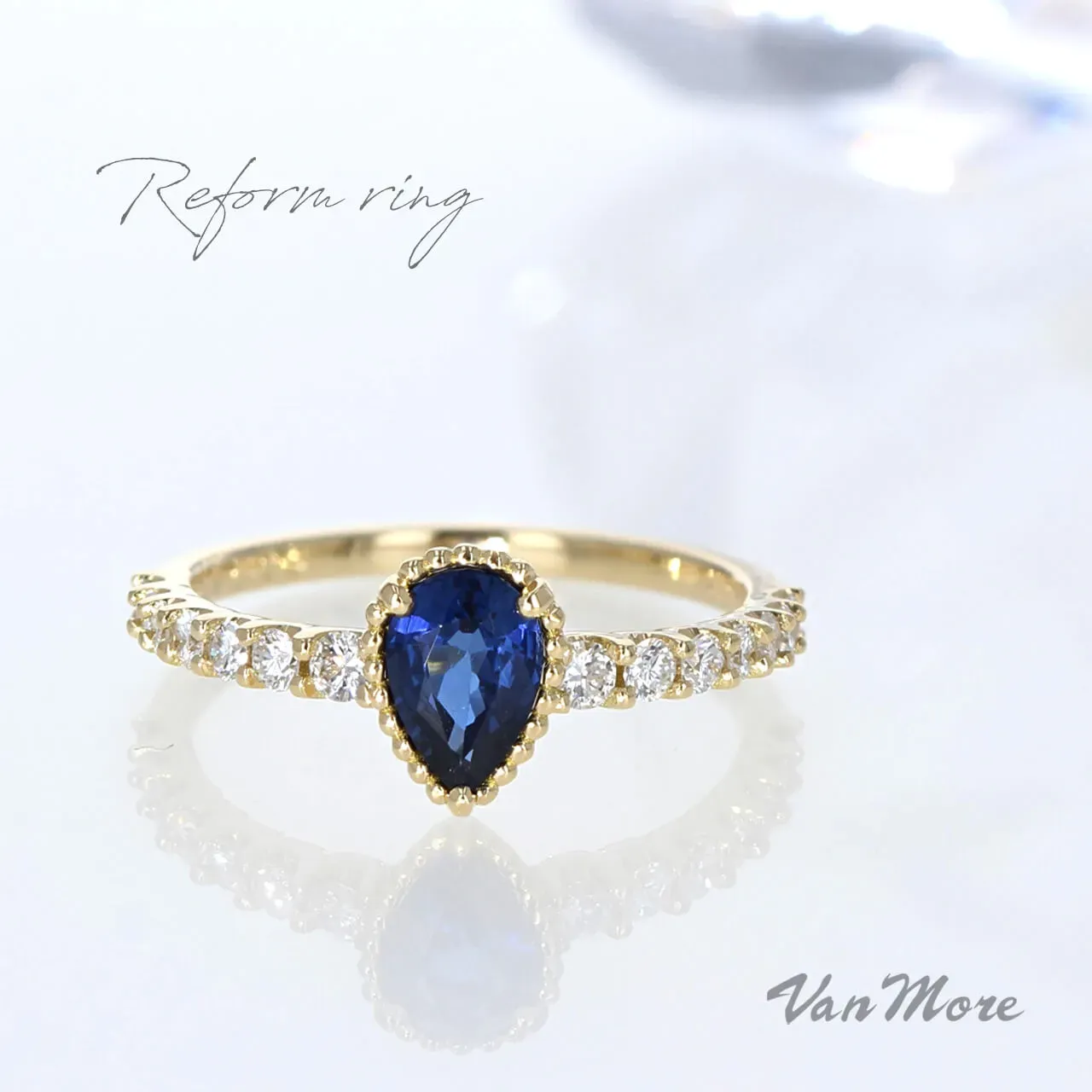 譲り受けたジュエリーを指輪にリメイク