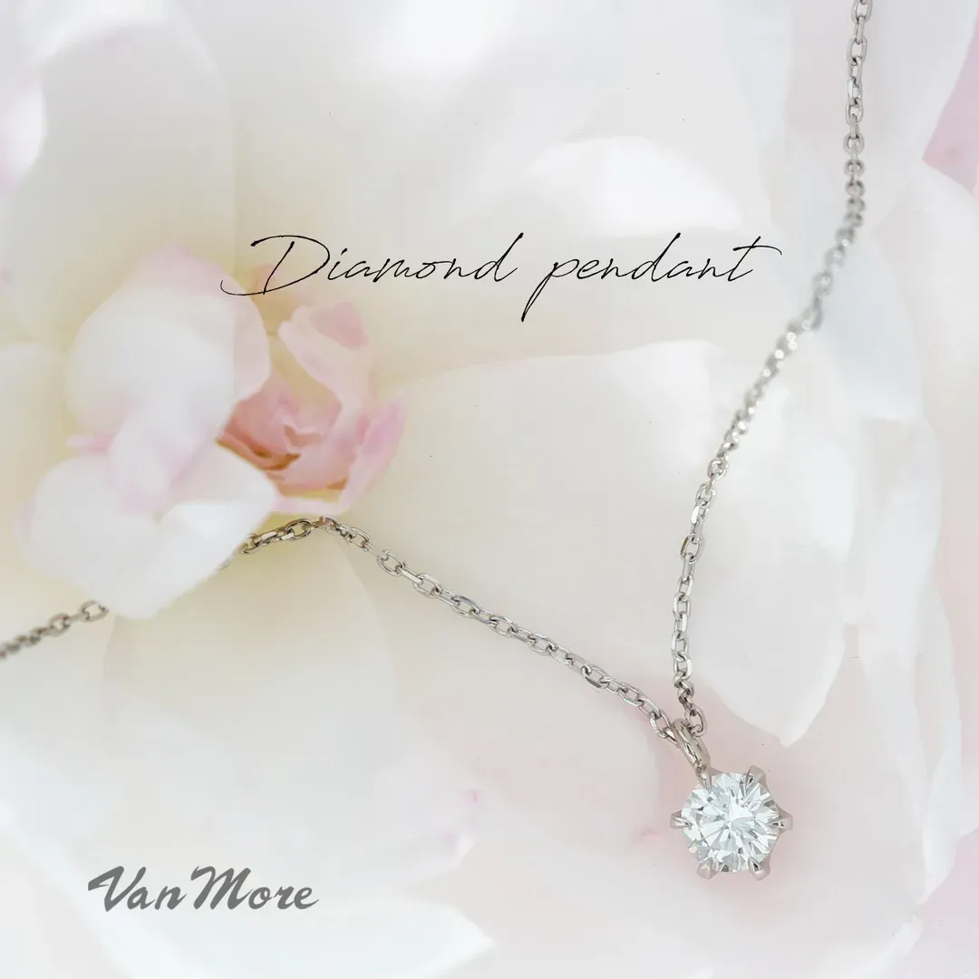 シンプルダイヤネックレス