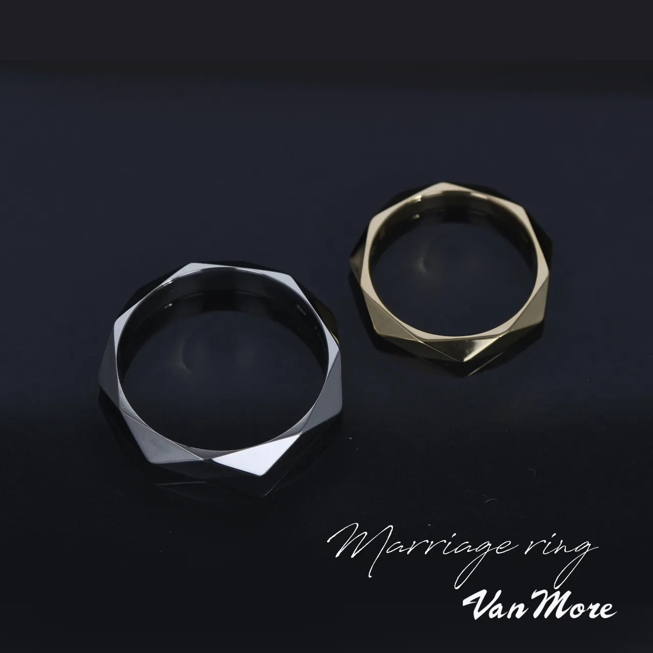 幅にこだわったマリッジリング