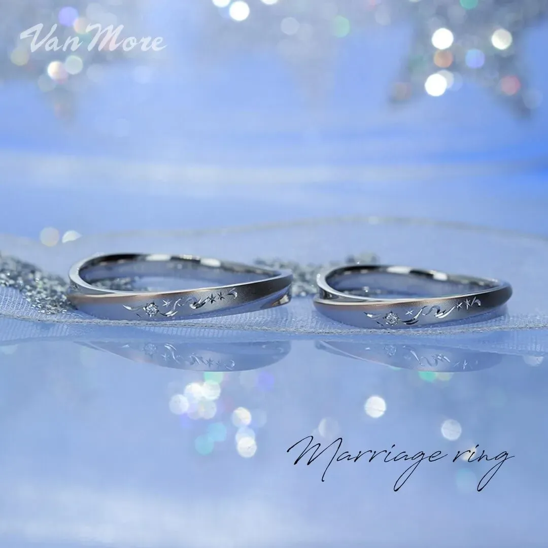流れ星結婚指輪オーダー