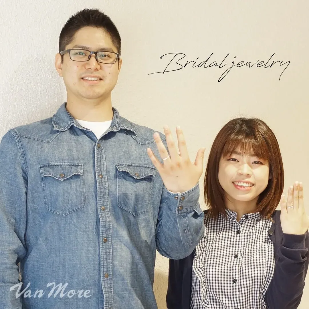 朗らかな結婚指輪オーダー