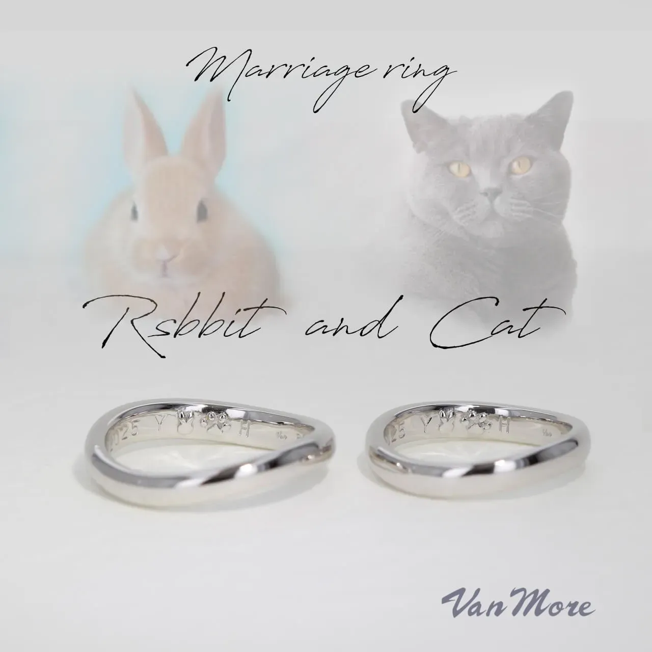 ウサギちゃんと猫ちゃんマーク