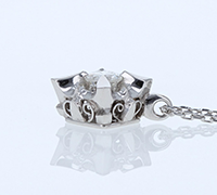 ダイヤペンダント側面