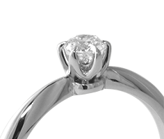 ダイヤモンド中石留め