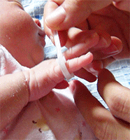 赤ちゃんの指輪サイズ